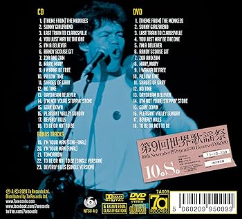 LIVE DVD！ Live In Japan: Micky Dolenz: Amazon.ca: Music
